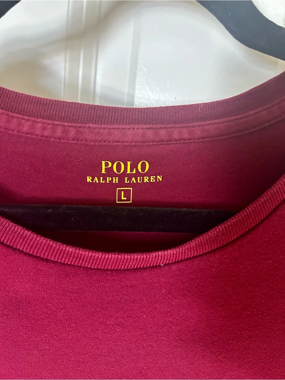 Polo by Ralph Lauren Short Sleeve Pocket Tee - Navy & Burgundy
